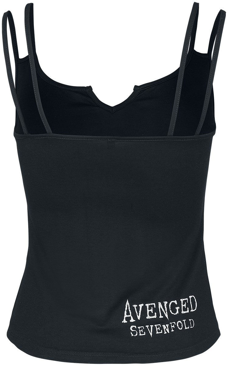 Top  de Avenged Sevenfold - Deathbat - S à XXL - pour Femme - noir - Avenged Sevenfold - View 2