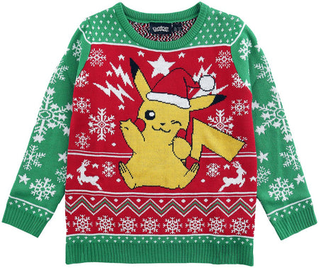 Sweat-Shirt Gaming de Pokémon - Enfants - Pikachu - Pika! Pika! - 110/116 à 158/164 - pour filles & garçonse - multicolore - Pokémon
