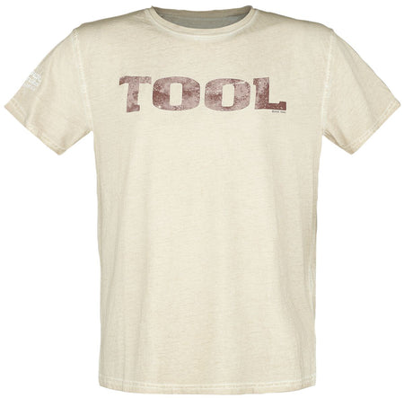 T-Shirt Manches courtes  de Tool - Double Image - S à 3XL - pour Homme - beige - Tool