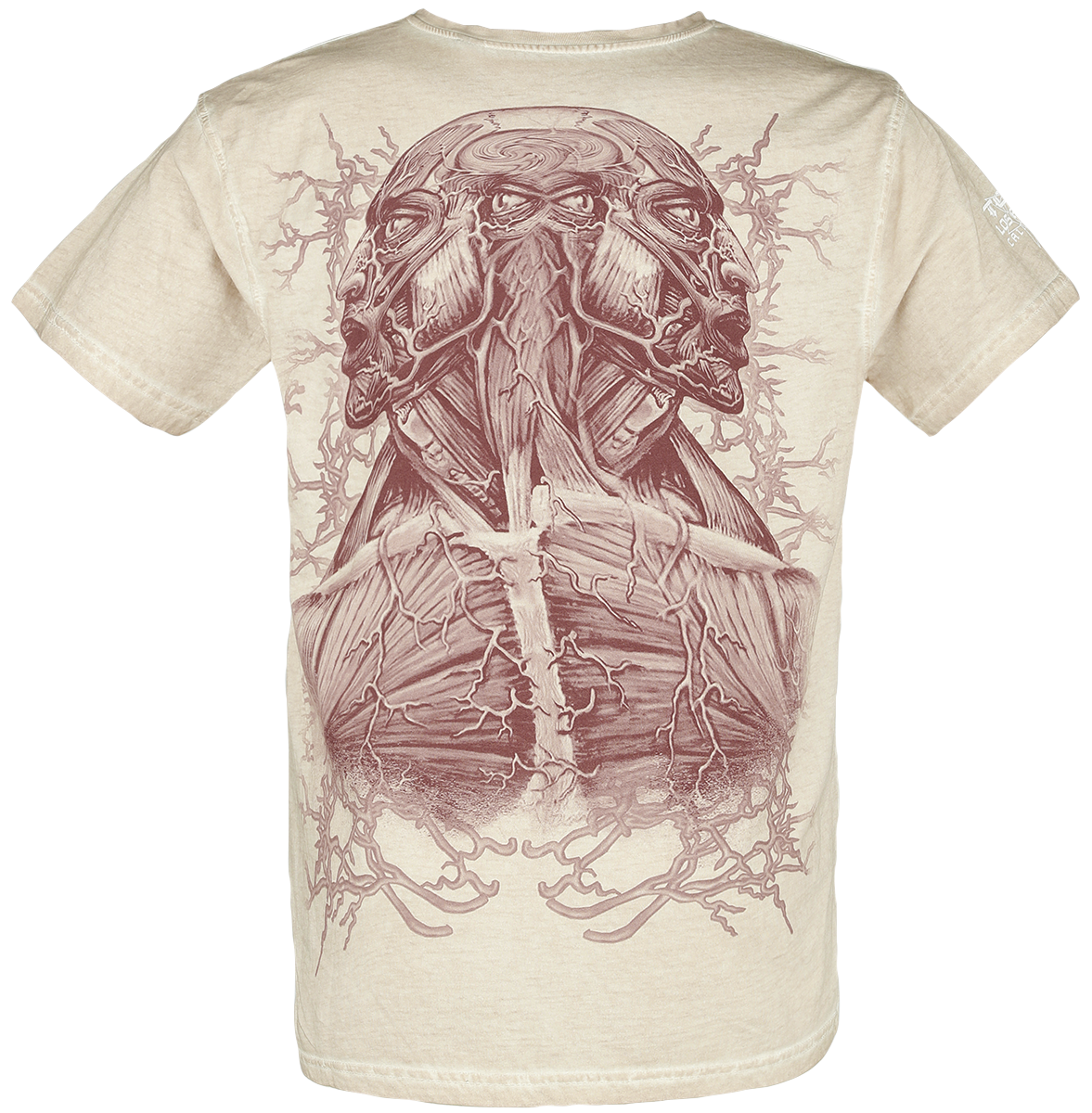 T-Shirt Manches courtes  de Tool - Double Image - S à 3XL - pour Homme - beige - Tool - View 2