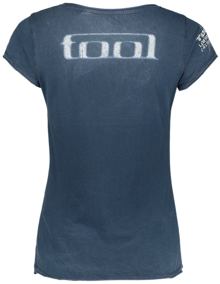 T-Shirt Manches courtes  de Tool - Grid Skull - S à XXL - pour Femme - bleu - Tool - View 2