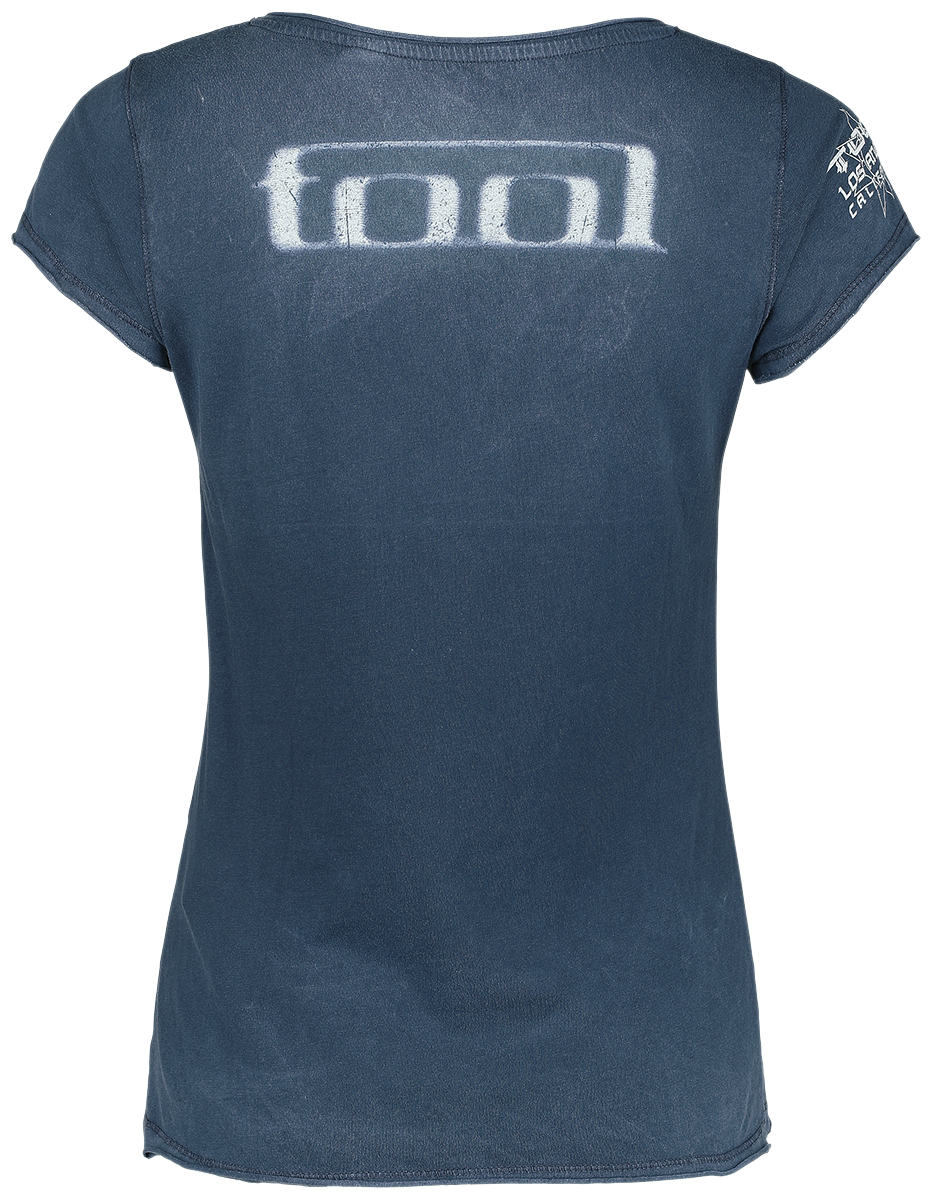 T-Shirt Manches courtes  de Tool - Grid Skull - S à XXL - pour Femme - bleu - Tool - View 2