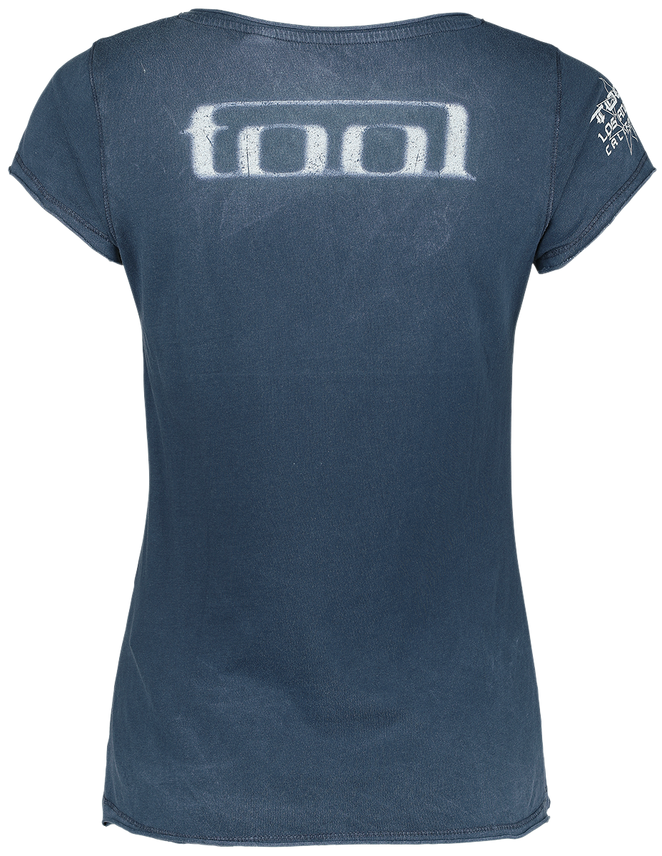 T-Shirt Manches courtes  de Tool - Grid Skull - S à XXL - pour Femme - bleu - Tool - View 2