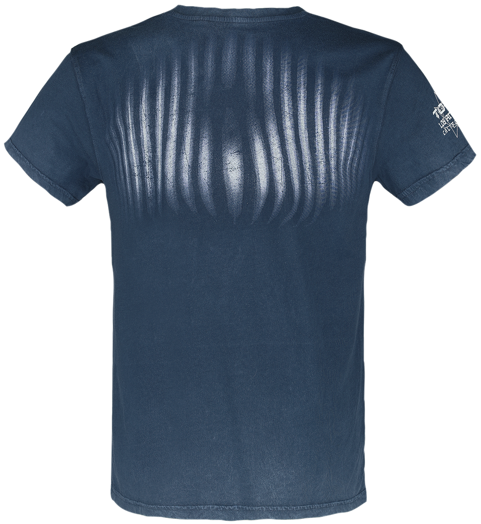 T-Shirt Manches courtes  de Tool - Grid Skull - S à 3XL - pour Homme - bleu - Tool - View 2