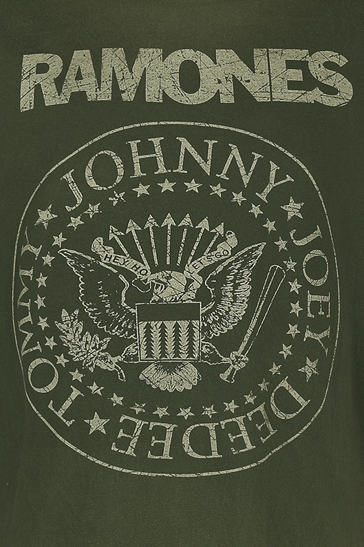 T-Shirt Manches courtes  de Ramones - Crest - S à 3XL - pour Homme - vert - Ramones - View 2