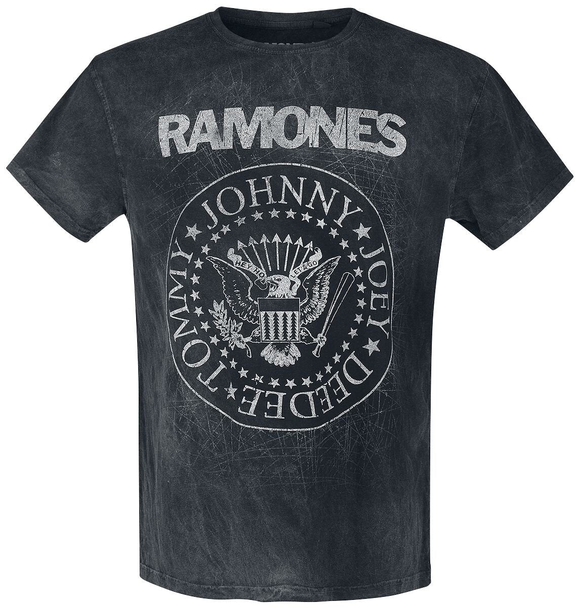 T-Shirt Manches courtes  de Ramones - Hey Ho Let's Go - S à 3XL - pour Homme - noir - Ramones
