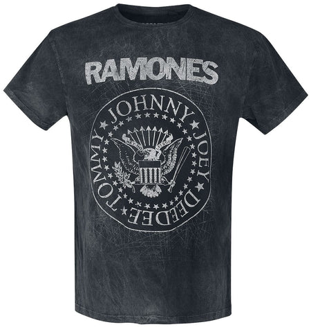 T-Shirt Manches courtes  de Ramones - Hey Ho Let's Go - S à 3XL - pour Homme - noir - Ramones