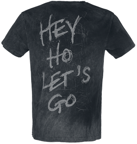 T-Shirt Manches courtes  de Ramones - Hey Ho Let's Go - S à 3XL - pour Homme - noir - Ramones - View 2