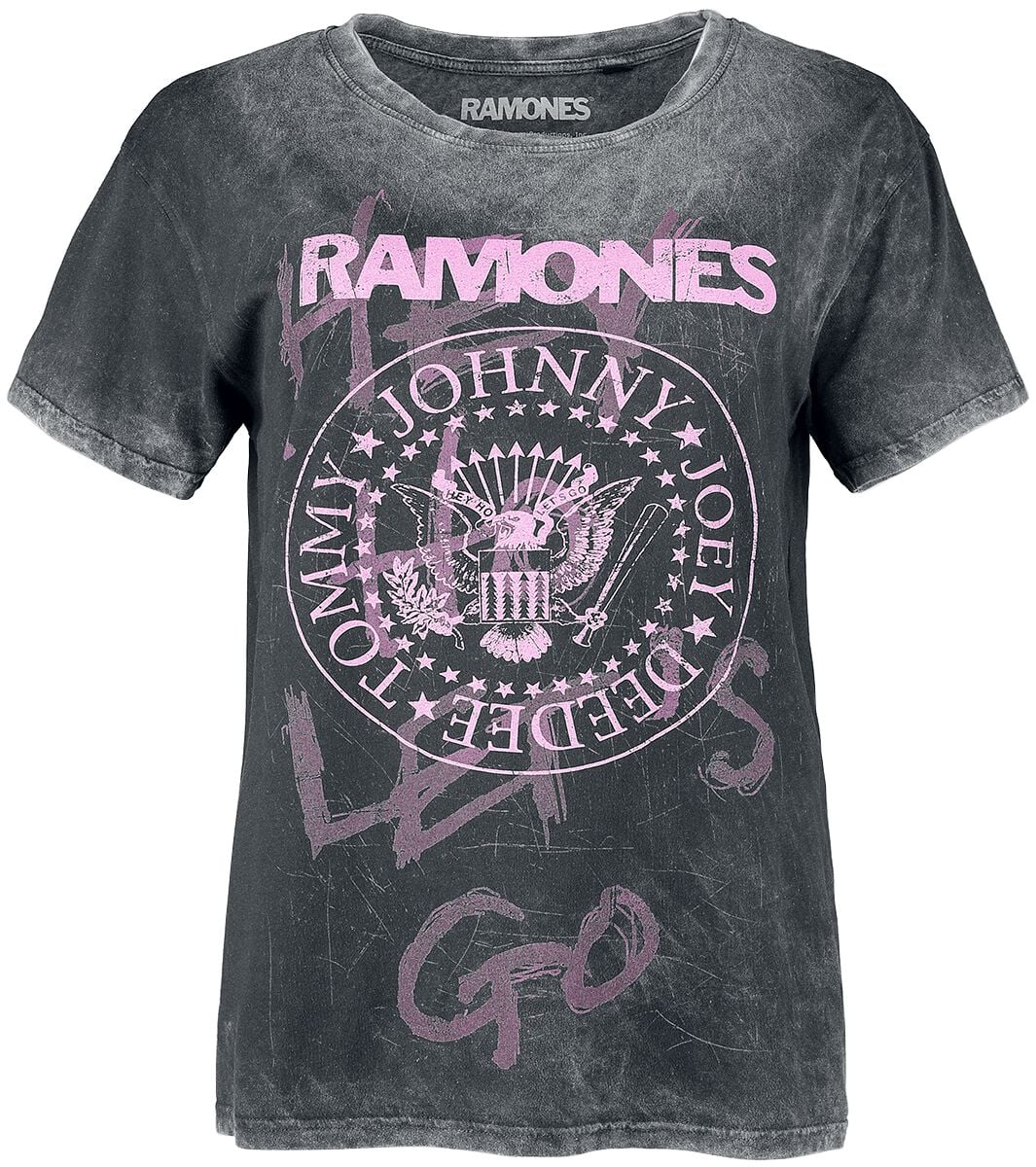 T-Shirt Manches courtes  de Ramones - S à XXL - pour Femme - gris - Ramones