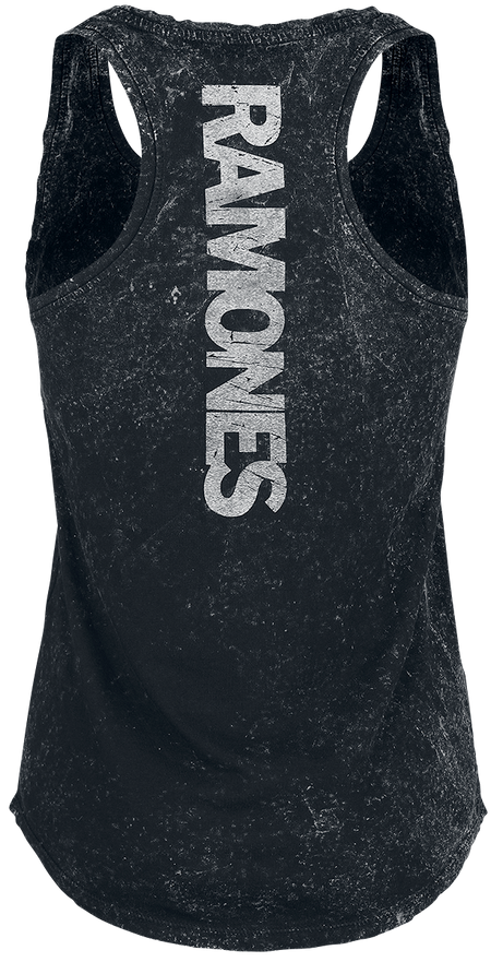 Top  de Ramones - Hey Ho Let's Go - S à XXL - pour Femme - noir - Ramones - View 2