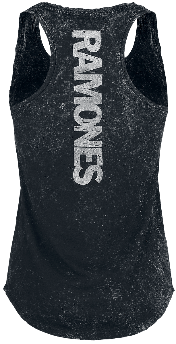 Top  de Ramones - Hey Ho Let's Go - S à XXL - pour Femme - noir - Ramones - View 2