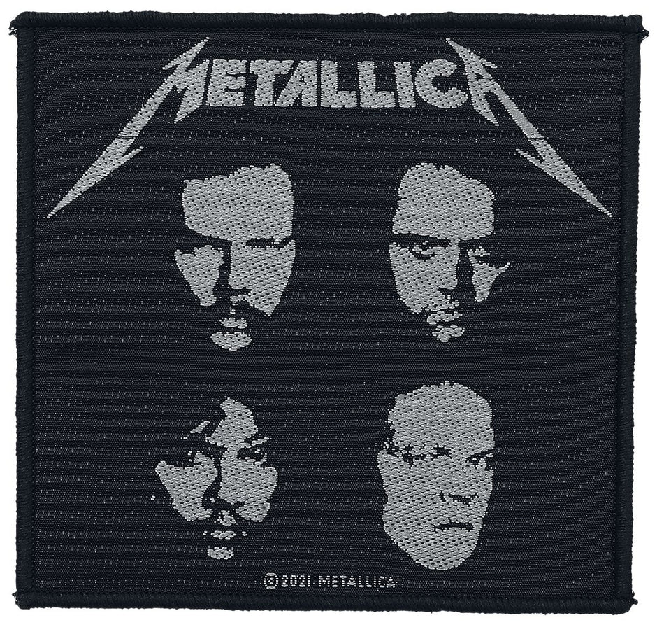 Patch  de Metallica - Black album - pour Unisexe - noir/blanc - metallica