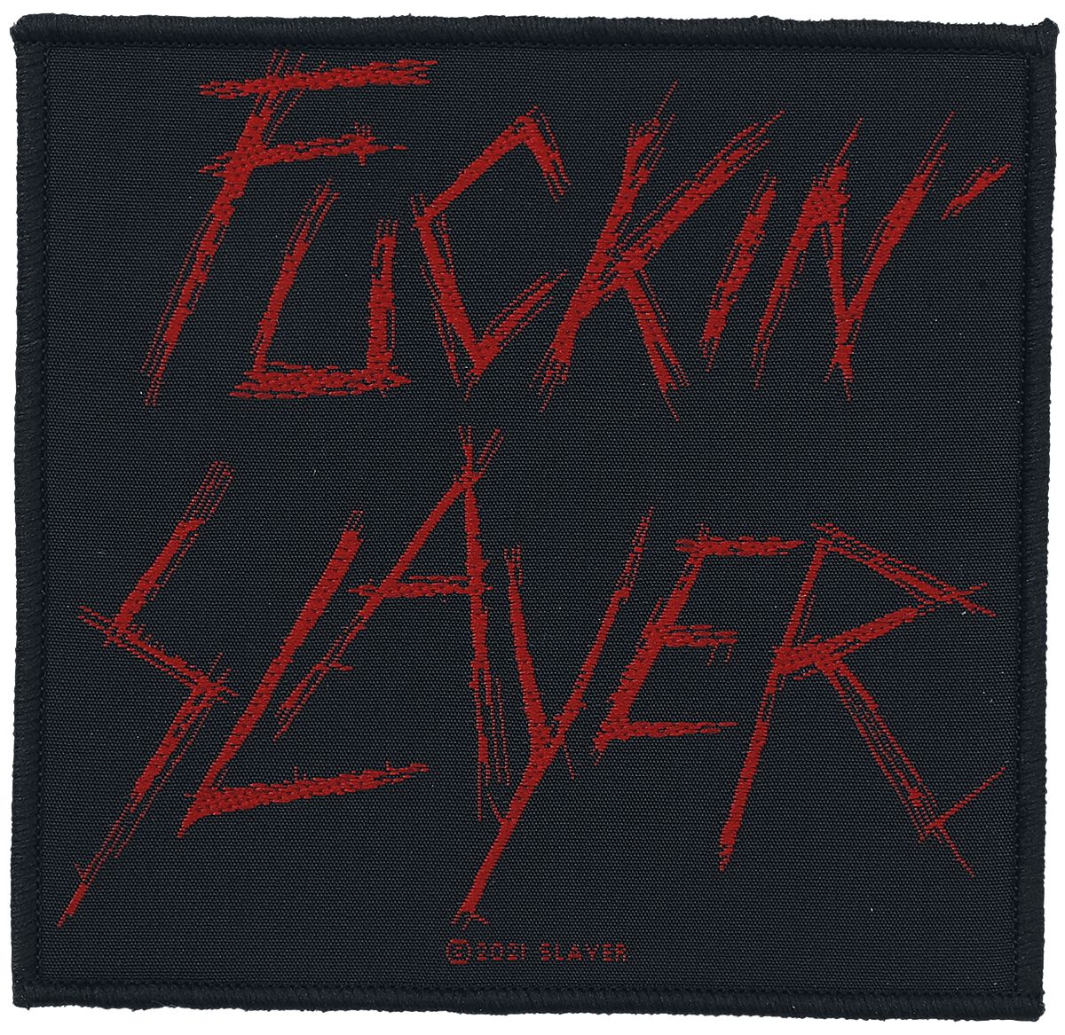Patch  de Slayer - pour Unisexe - noir/rouge - Slayer