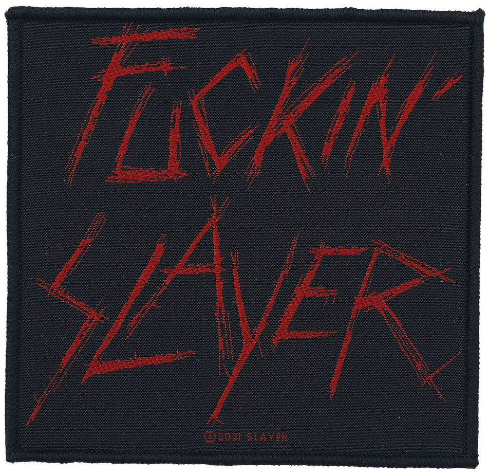 Patch  de Slayer - pour Unisexe - noir/rouge - Slayer