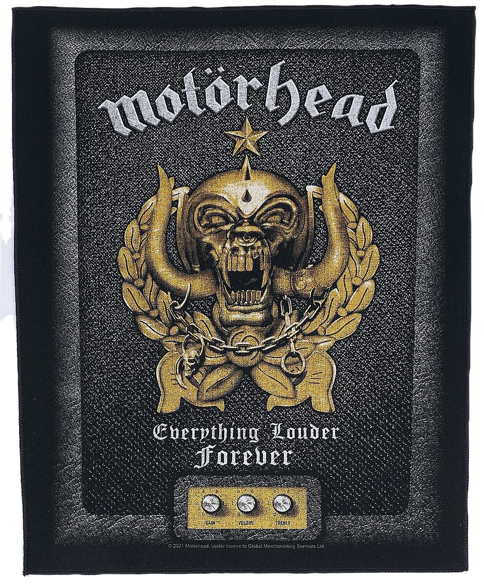 Dossard  de Motörhead - Everything Louder Forever - pour Unisexe - noir/or - Motörhead
