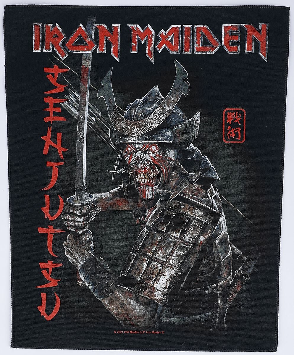 Dossard  de Iron Maiden - Senjutsu - pour Indifférent - noir/rouge - Iron Maiden