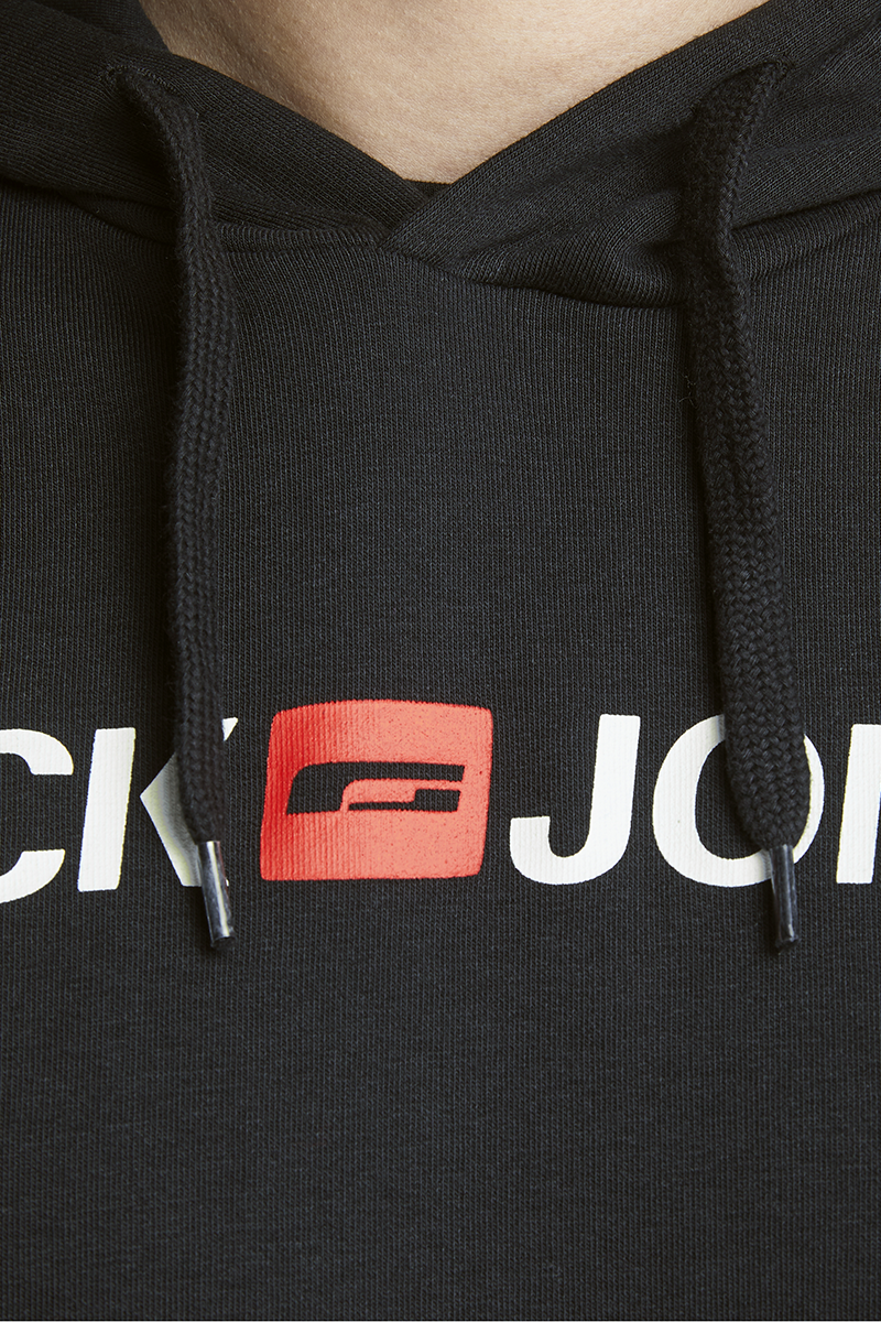 Sweat-shirt à capuche  de Jack & Jones - JJECORP OLD LOGO NOOS - Sweat à Capuche - S à XXL - pour Homme - noir - jack & jones - View 2
