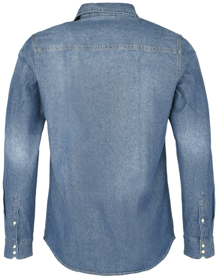 Chemise en jean  de Jack & Jones - JJESHERIDAN NOOS - Haut Manches Longues - S à XXL - pour Homme - bleu - jack & jones - View 2