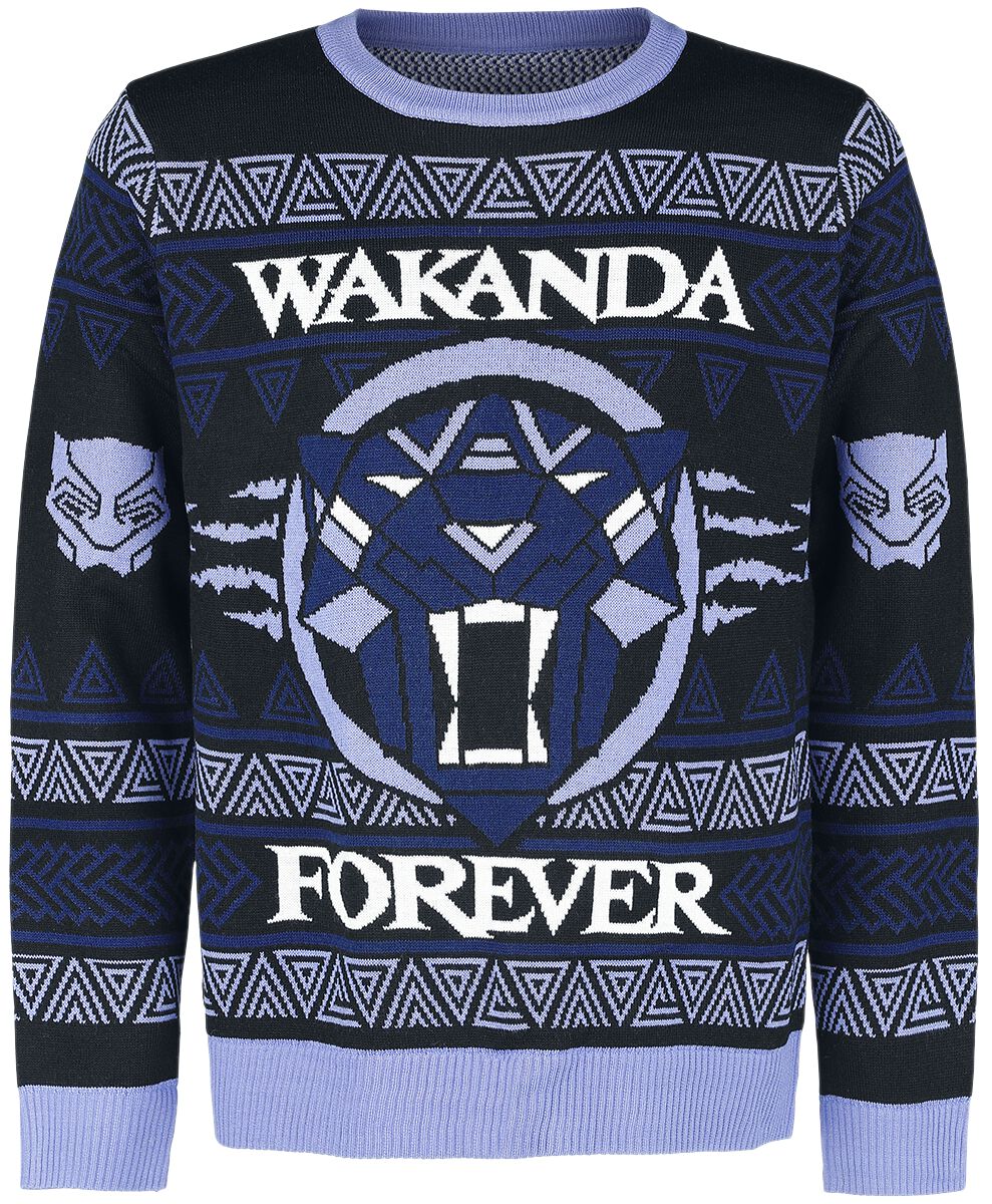 Pull de Noël  de Black Panther - Wakanda Forever - M à XXL - pour Homme - multicolore - Black Panther