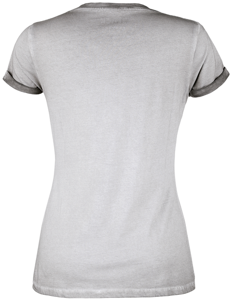 T-Shirt Manches courtes  de Black Premium by EMP - T-Shirt Avec Imprimé Corbeau - XS à 5XL - pour Femme - gris - Black Premium by EMP - View 2