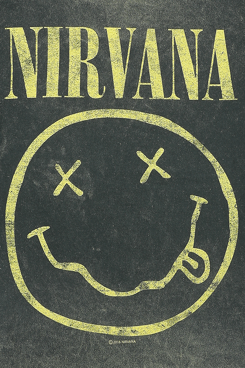 T-shirt  de Nirvana - Kids - Logo - 110/116 à 158/164 - pour filles & garçonse - vert - Nirvana - View 2