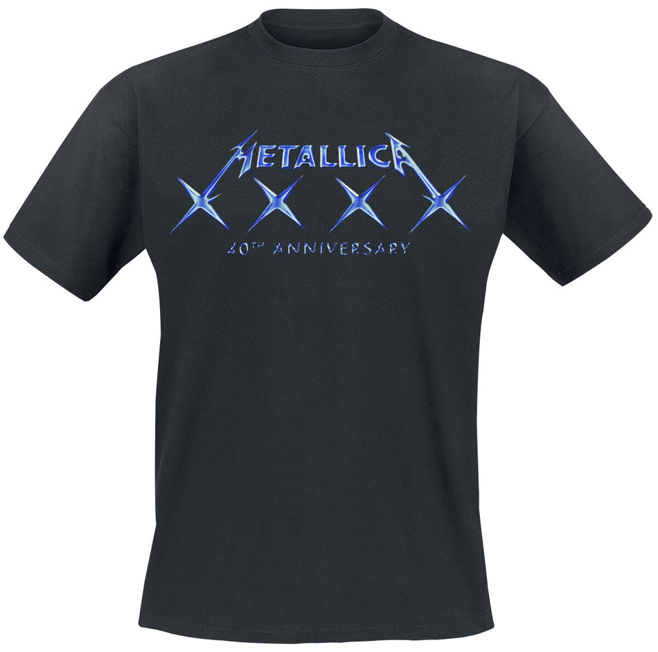 T-Shirt Manches courtes  de Metallica - 40 XXXX - M - pour Homme - noir - metallica