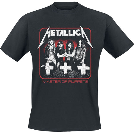 T-Shirt Manches courtes  de Metallica - Vintage Puppets - S à XXL - pour Homme - noir - metallica