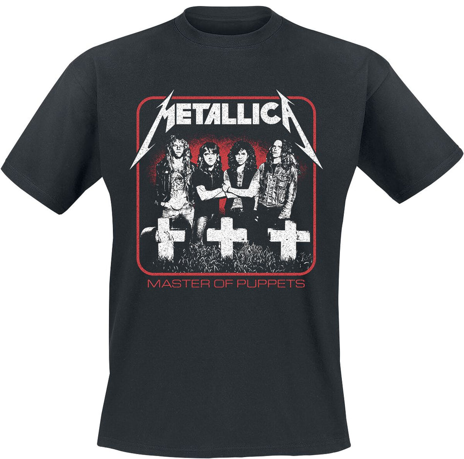 T-Shirt Manches courtes  de Metallica - Vintage Puppets - S à XXL - pour Homme - noir - metallica