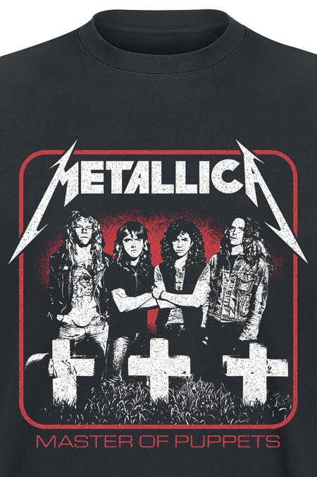 T-Shirt Manches courtes  de Metallica - Vintage Puppets - S à XXL - pour Homme - noir - metallica - View 2