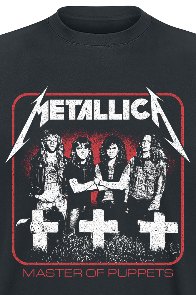 T-Shirt Manches courtes  de Metallica - Vintage Puppets - S à XXL - pour Homme - noir - metallica - View 2