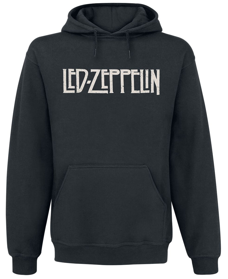 Sweat-shirt à capuche  de Led Zeppelin - IV Symbols - S à XXL - pour Homme - noir - Led Zeppelin