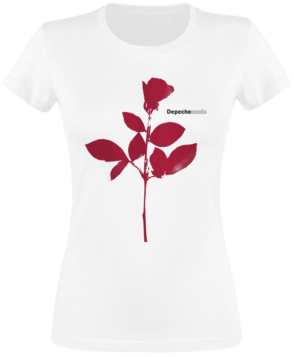 T-Shirt Manches courtes  de Depeche Mode - S à 3XL - pour Femme - blanc - Depeche Mode