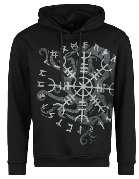 Sweat-shirt à capuche  de Outer Vision - Vicero Shield - S à XXL - pour Homme - noir - Outer Vision