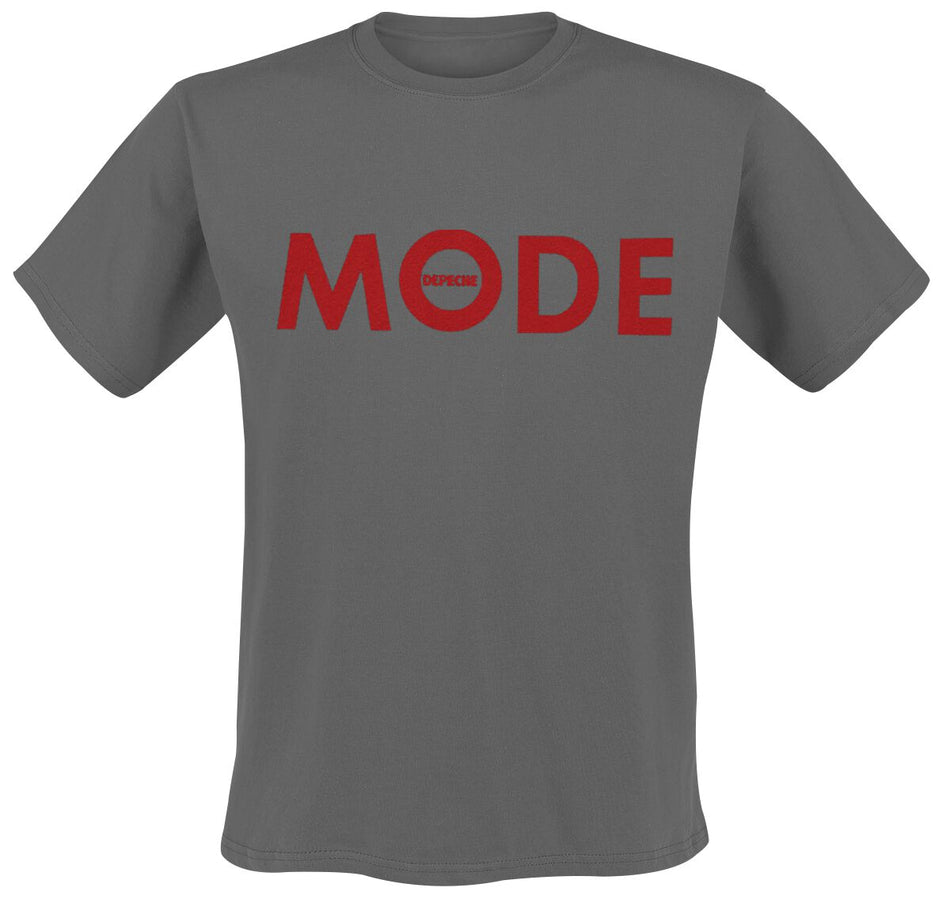 T-Shirt Manches courtes  de Depeche Mode - Red Logo - S à 4XL - pour Homme - anthracite - Depeche Mode