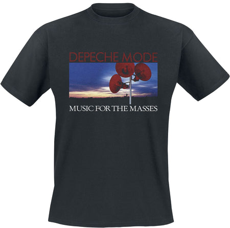 T-Shirt Manches courtes  de Depeche Mode - Music for the masses - S à 4XL - pour Homme - noir - Depeche Mode