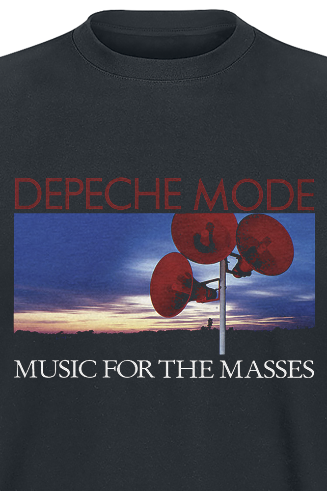 T-Shirt Manches courtes  de Depeche Mode - Music for the masses - S à 4XL - pour Homme - noir - Depeche Mode - View 2