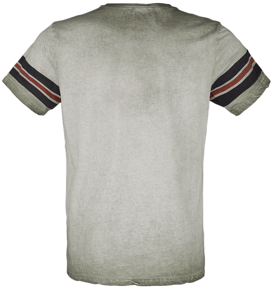 T-Shirt Manches courtes Rockabilly de GoodYear - T-Shirt Homme Confortable - S à 3XL - pour Homme - olive - Goodyear - View 2