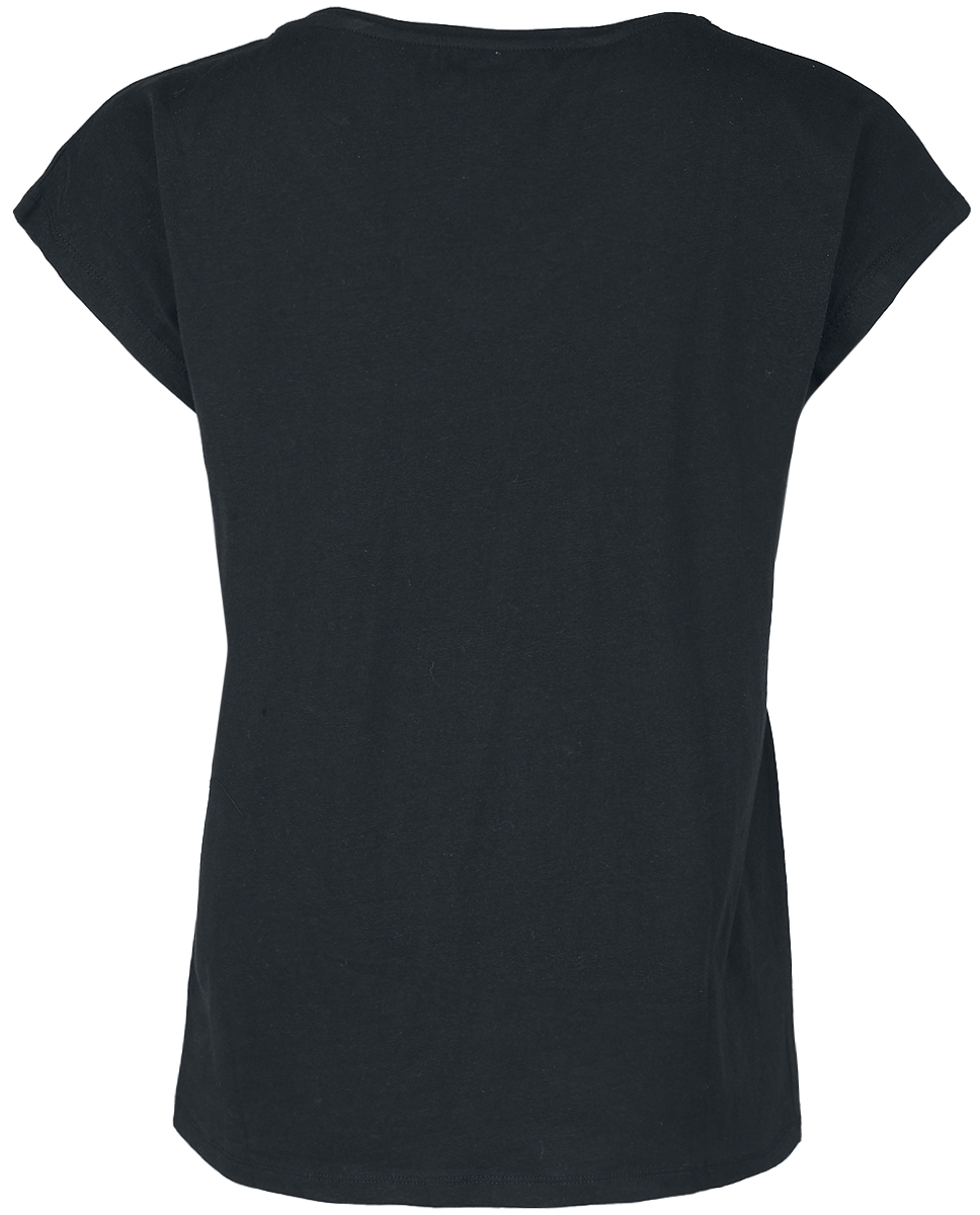 T-Shirt Manches courtes  de Black Premium by EMP - T-shirt imprimé crâne & dentelle - S à 5XL - pour Femme - noir - Black Premium by EMP - View 2
