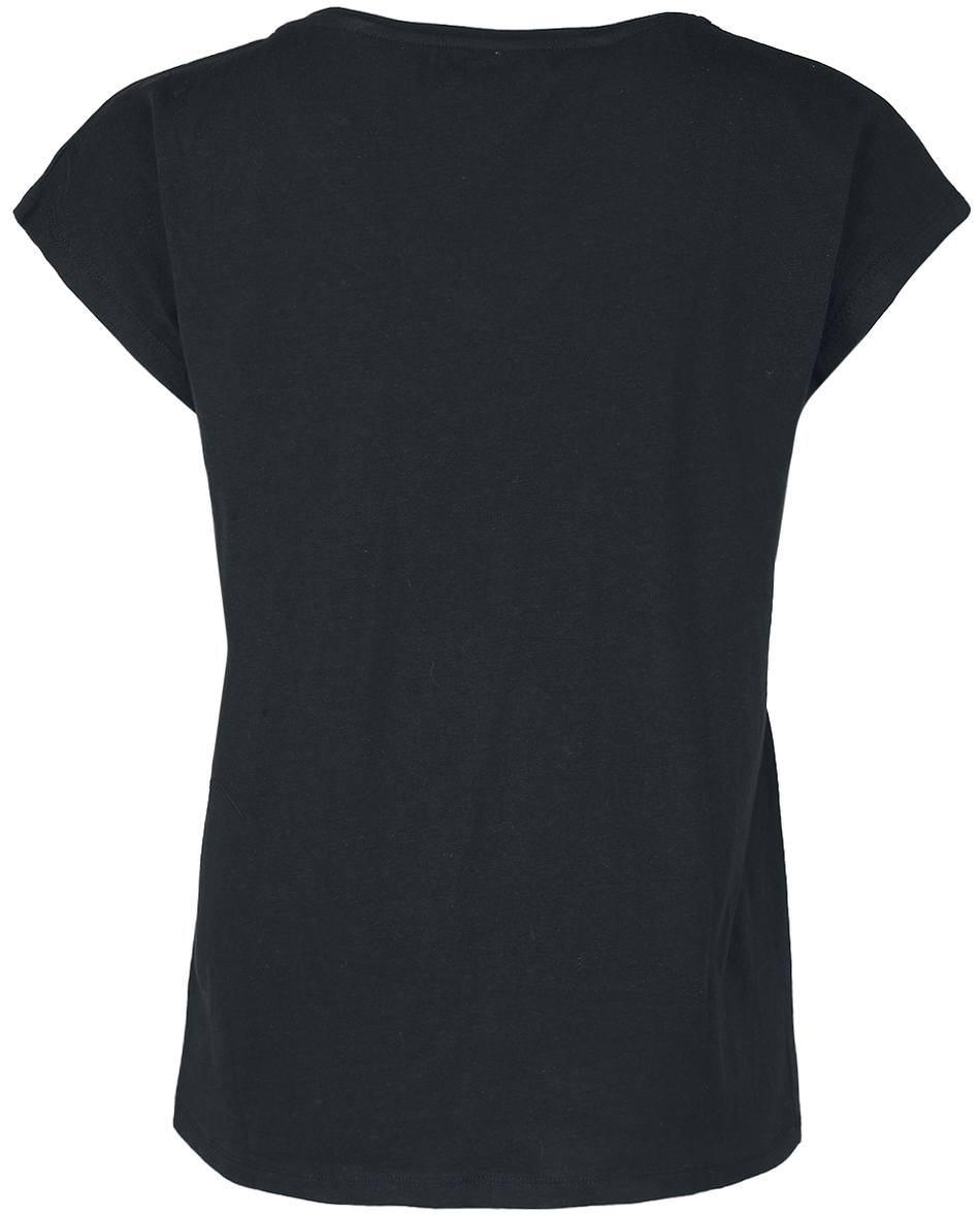 T-Shirt Manches courtes  de Black Premium by EMP - T-shirt imprimé crâne & dentelle - S à 5XL - pour Femme - noir - Black Premium by EMP - View 2