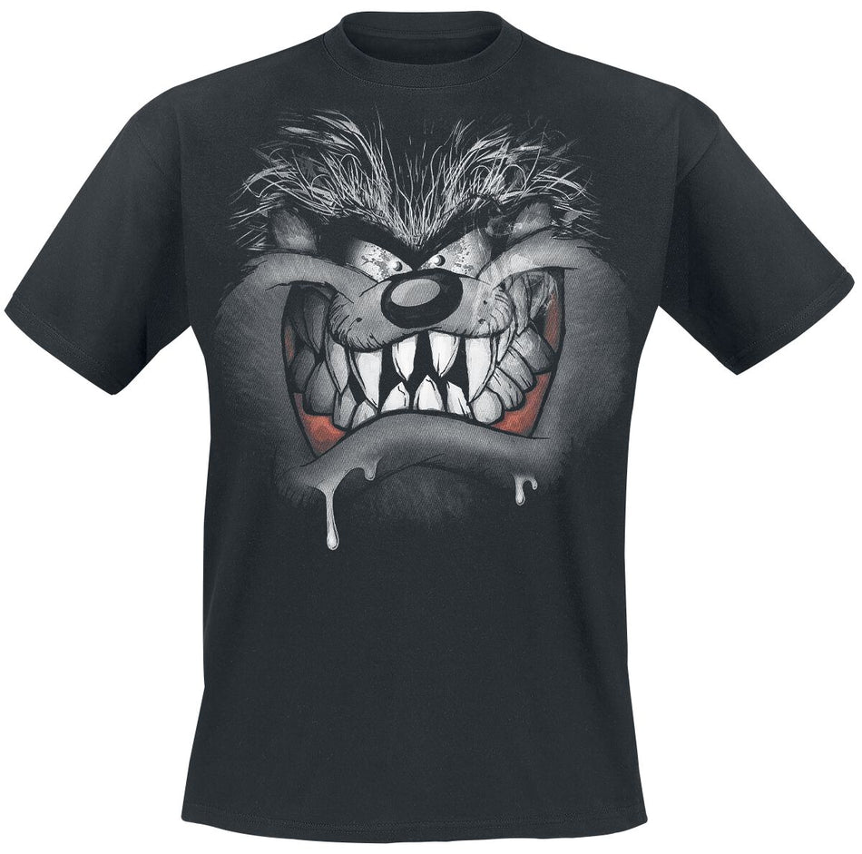 T-Shirt Manches courtes  de Looney Tunes - Taz - S à XXL - pour Homme - noir - Looney Tunes