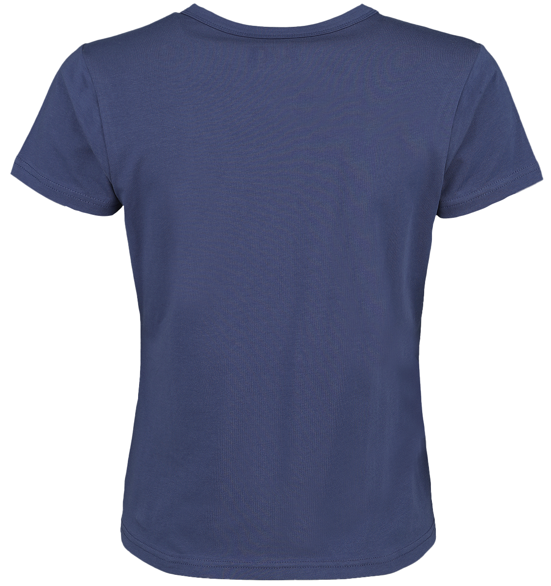 T-Shirt Manches courtes  de Black Premium by EMP - T-shirt bleu plissé à l'avant - XS à XL - pour Femme - bleu - Black Premium by EMP - View 2