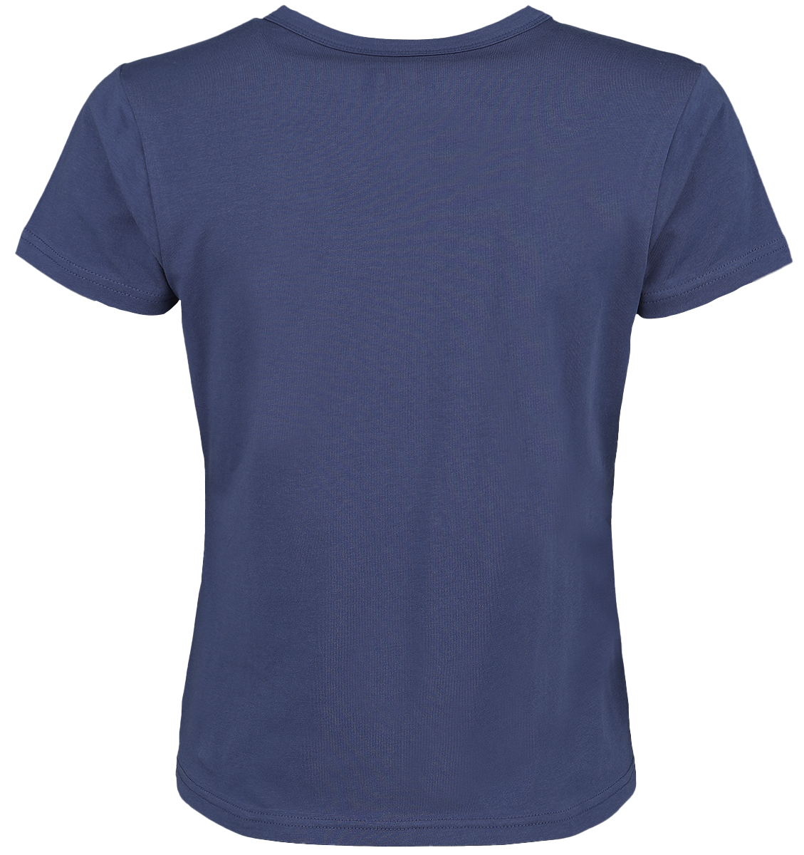 T-Shirt Manches courtes  de Black Premium by EMP - T-shirt bleu plissé à l'avant - XS à XL - pour Femme - bleu - Black Premium by EMP - View 2