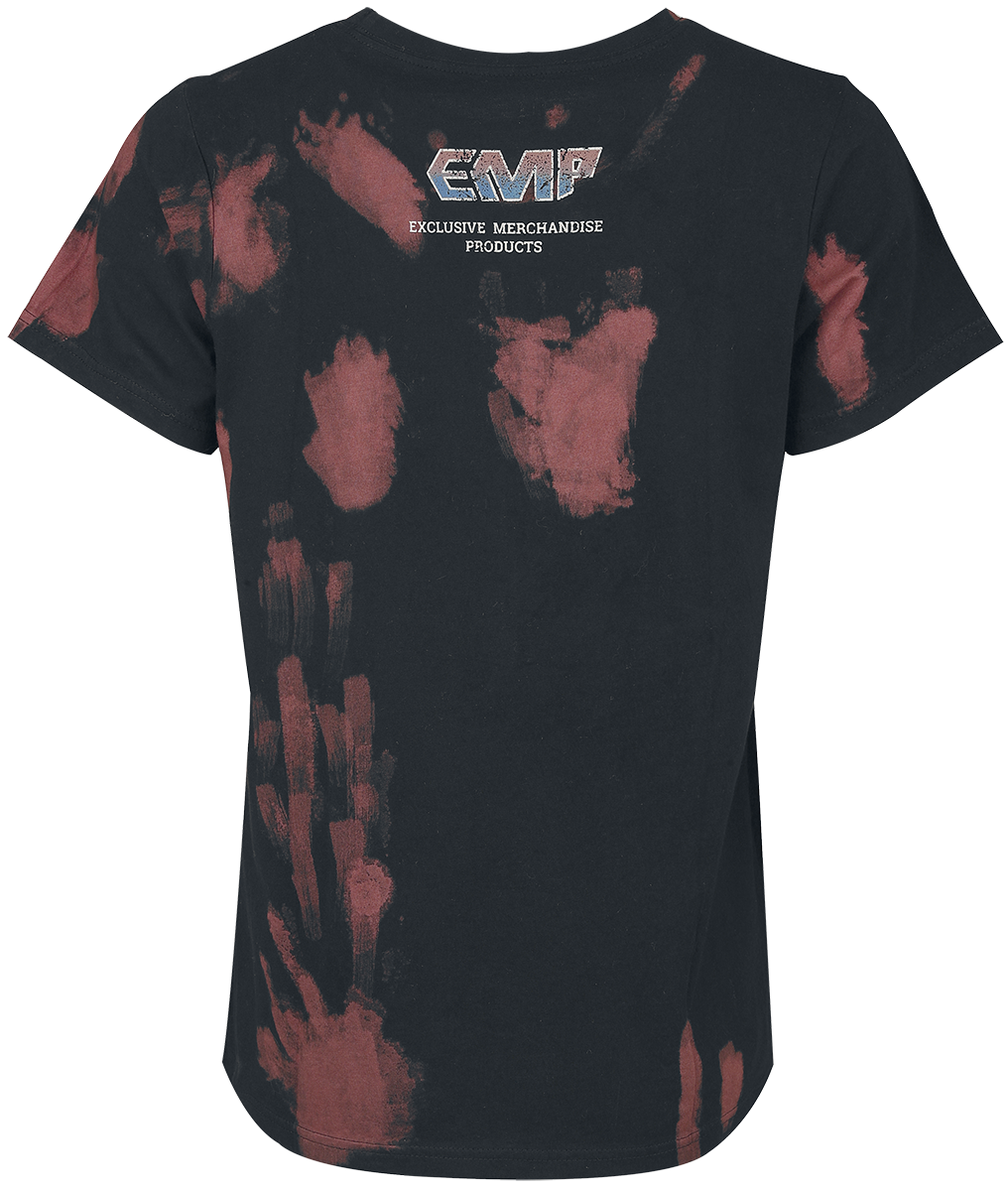 T-Shirt Manches courtes  de Collection EMP Stage - T-shirt imprimé EMP vintage - L à XXL - pour Femme - noir - Collection EMP Stage - View 2