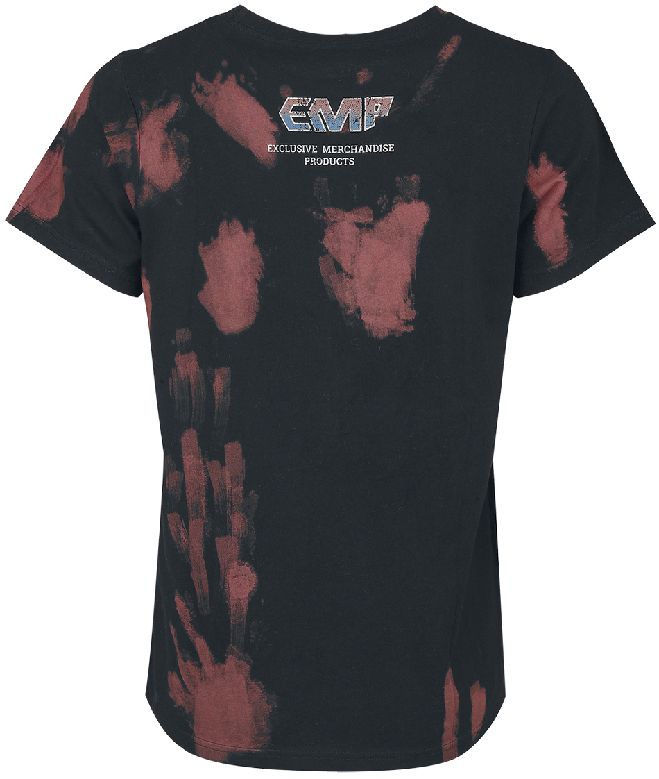 T-Shirt Manches courtes  de Collection EMP Stage - T-shirt imprimé EMP vintage - L à XXL - pour Femme - noir - Collection EMP Stage - View 2