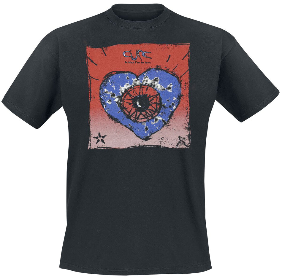 T-Shirt Manches courtes  de The Cure - Friday I'm In Love - S à 4XL - pour Homme - noir - The Cure
