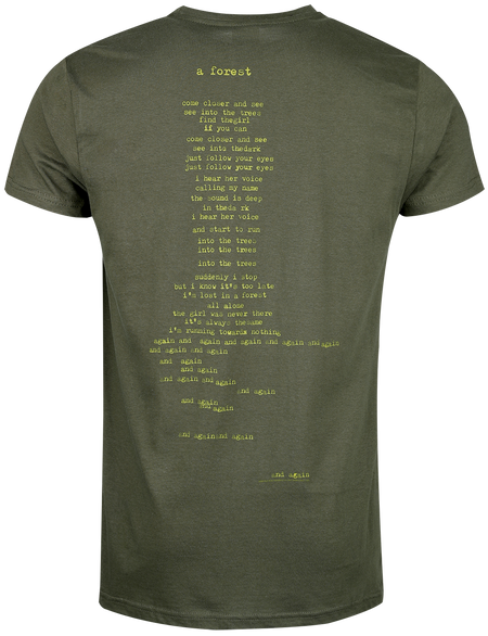 T-Shirt Manches courtes  de The Cure - A Forest - S à 3XL - pour Homme - vert - The Cure - View 2