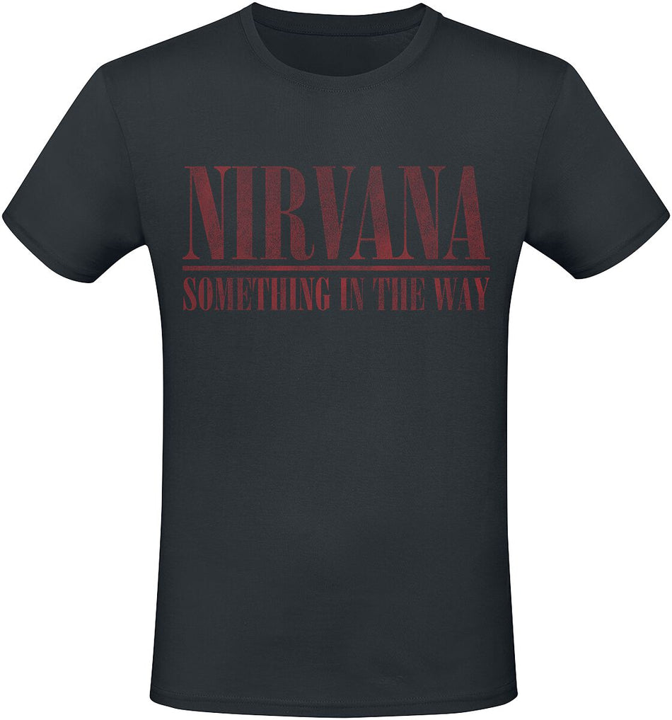 T-Shirt Manches courtes  de Nirvana - Something In The Way - S à 4XL - pour Homme - noir - Nirvana
