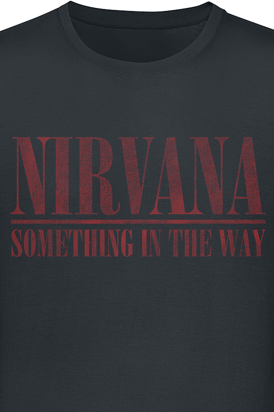 T-Shirt Manches courtes  de Nirvana - Something In The Way - S à 4XL - pour Homme - noir - Nirvana - View 2