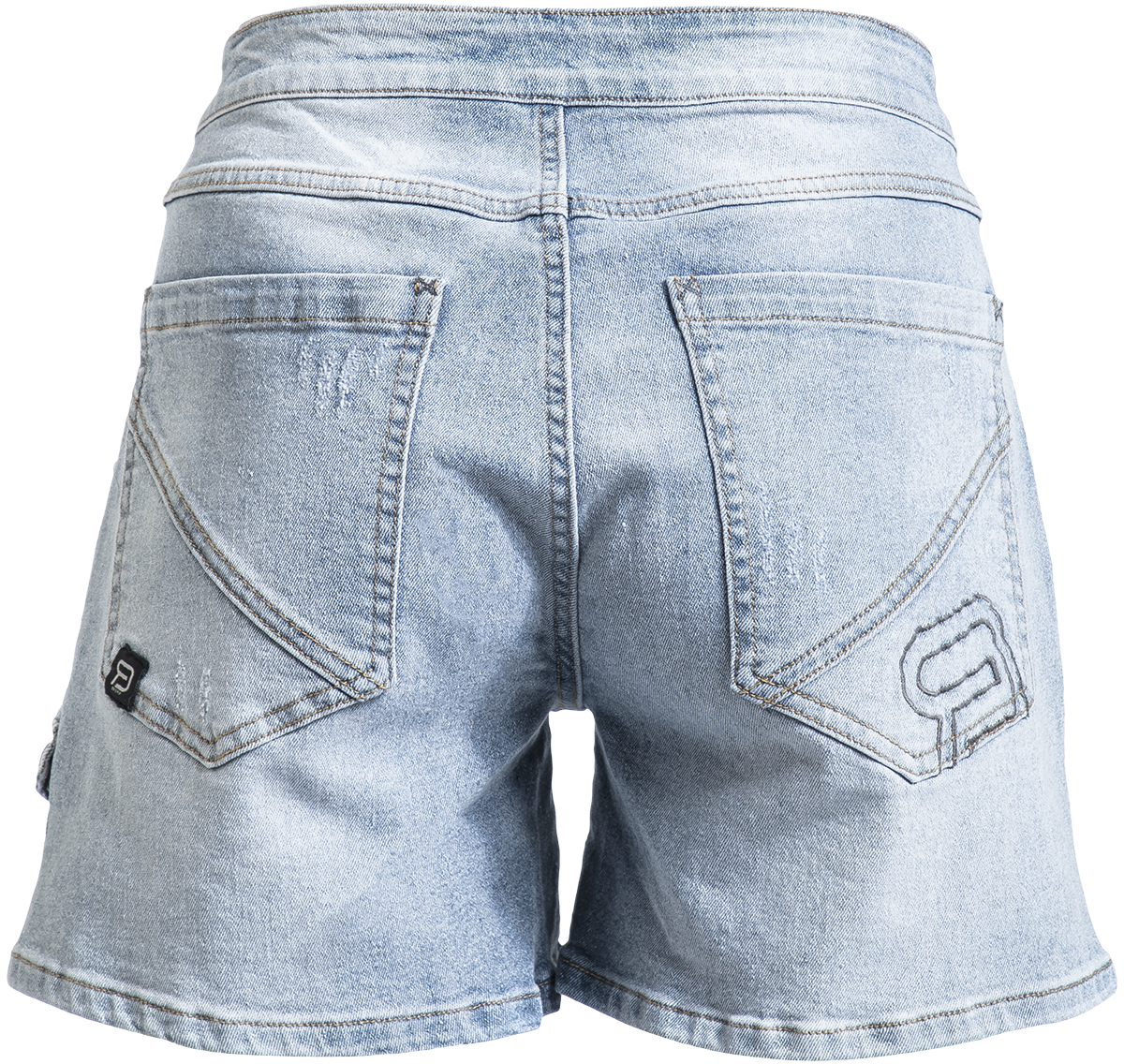 Short  de RED by EMP - Short confortable avec ceinture - 27 à 30 - pour Femme - bleu clair - RED by EMP - View 2
