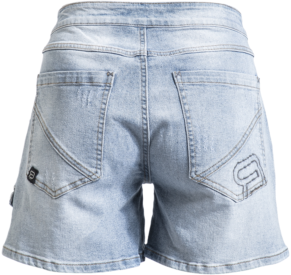 Short  de RED by EMP - Short confortable avec ceinture - 27 à 30 - pour Femme - bleu clair - RED by EMP - View 2